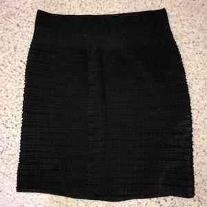 ribbed mini skirt